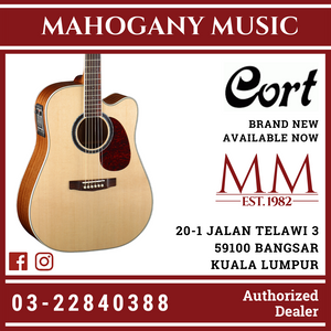 Cort MR-730FX EQ Natural Acoustic Guitar
