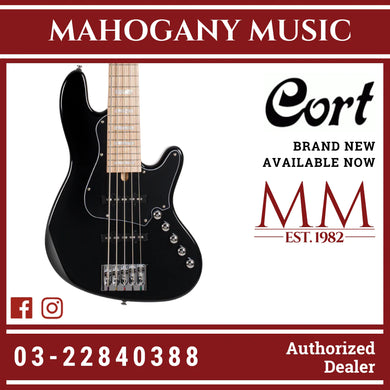 Cort NJS-5 Black Electric Bass W/Padded Bag