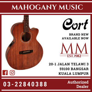 Cort SFX-MEM Open Pore Acoustic Guitar – Mahogany Music