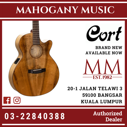 Cort SFX-Myrtlewood Natural Gloss Finish Acoustic Guitar