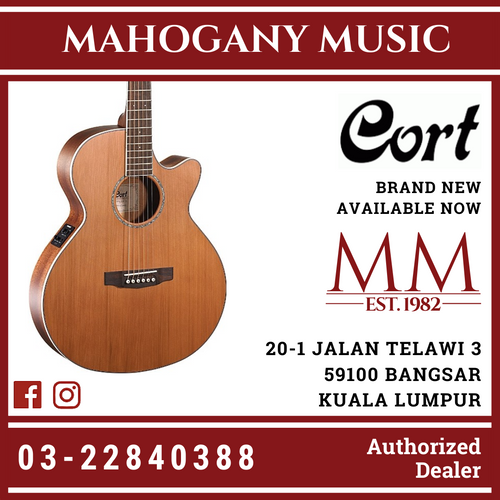 Cort SFX Cedar Aco Gtr W/EQ