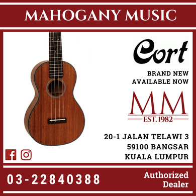 Cort Soprano Blackwood Ukulele W/Bag