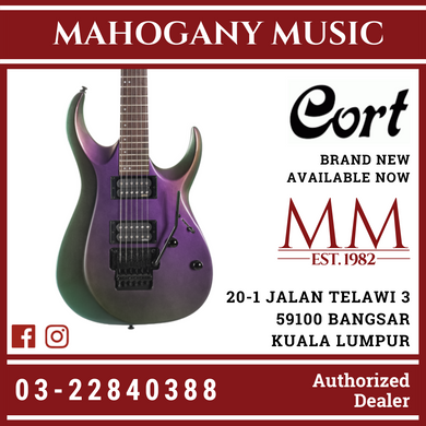 Cort X-300 Flip Purple Electric Guitar