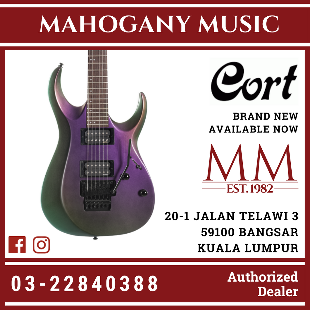 Cort X-300 Flip Purple Electric Guitar