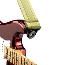 D’Addario 50BAL08 Auto Lock Nylon Woven Guitar Strap, Moss
