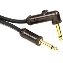 D’Addario PW-AGLRA-10 Circuit Breaker Instrument Cable, Straight to Right-Angle with Latching Switch, 10ft.