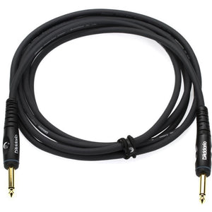 D’Addario PW-G-20 Custom Series Instrument Cable, Straight to Straight, 20 ft.