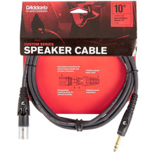 D’Addario PW-GMMS-10 Custom Series Microphone Cables, XLR Male Swivel Connector – TRS-to-XLR Male, 10 ft.