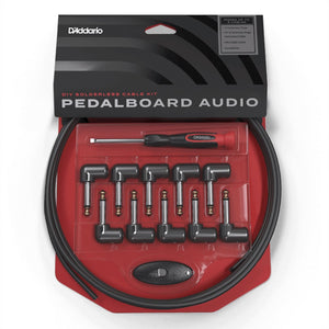 D’Addario PW-GPKIT-10 DIY Solderless Pedalboard Cable Kit, 10 Plugs, 10ft. of Cable