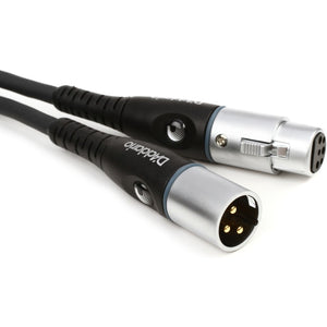 D’Addario PW-M-10 Custom Series Microphone Cable, XLR male – XLR female, 10 ft.