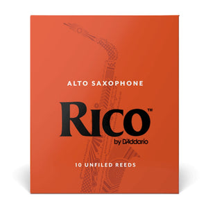 Rico by D’Addario RJA1030 Alto Saxophone Reeds, Strength 3.0, 10-Pack