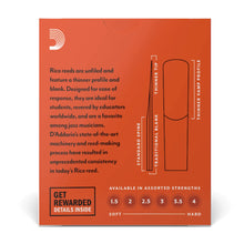 Rico by D’Addario RJA1030 Alto Saxophone Reeds, Strength 3.0, 10-Pack