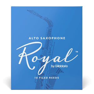 Royal By D’Addario RJB1025 Alto Saxophone Reeds, Strength 2.5, 10-Pack