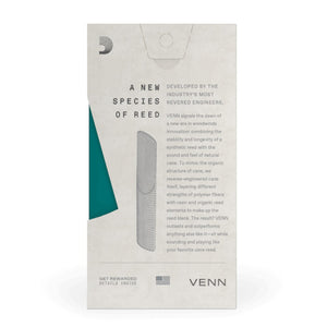 D’Addario VBB0120G2 VENN Bb Clarinet Reeds, Strength 2.0, 1-Pack