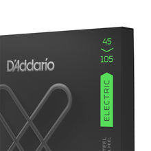 D’Addario XTB45105 XT Nickel Plated Steel Coated Electric Bass Strings, Regular Light Top/Medium Bottom, Long Scale, 45-105 Gauge