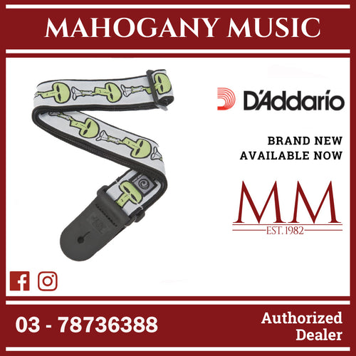 D’Addario 50JS06 Joe Satriani Signature Woven Guitar Strap, Spaceman
