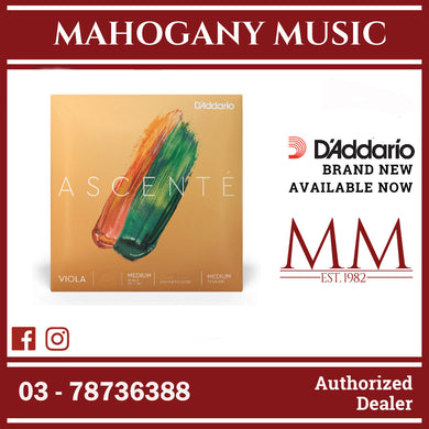 D'Addario A411 MM Ascente Viola Single A String, Medium Scale, Medium Tension