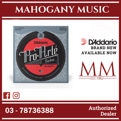 D'Addario EJ45FF Pro-Arté Carbon Classical Guitar Strings, Normal Tension