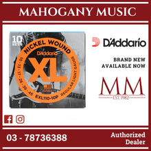 D’Addario EXL110-10P XL Nickel Wound Electric Guitar Strings, Regular Light, 10-46 Gauge, 10-Pack