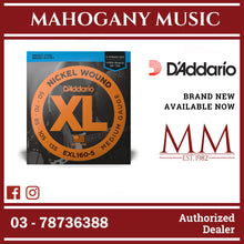D’Addario EXL160-5 XL Nickel Wound 5-String Electric Bass Strings, Medium, Long Scale, 50-135 Gauge