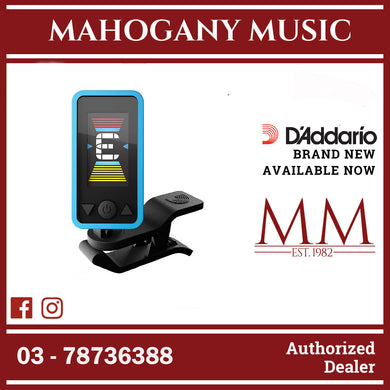 D'Addario Eclipse Headstock Tuner, Blue
