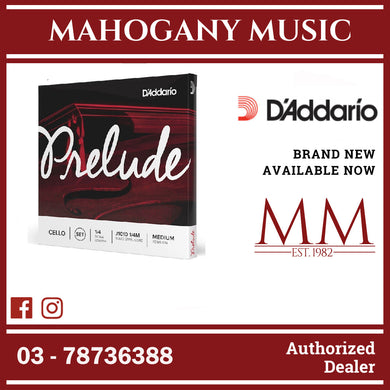 D’Addario J1010 1/4M Prelude Cello String Set, Medium Tension