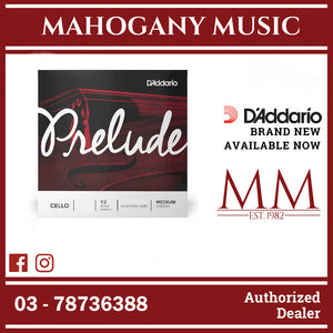 D'Addario J1011 1/2M Prelude Cello Single A String, 1/2 Scale, Medium Tension