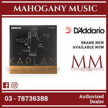 D’Addario KA310 4/4M Kaplan Amo Violin String Set, 4/4 Scale, Medium Tension