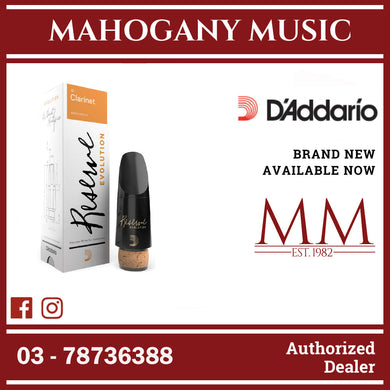 D’Addario MCE-EV10 Reserve Evolution Bb Clarinet Mouthpiece, Medium-Long Facing, American Pitch