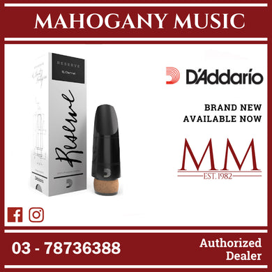 D’Addario MCR-X0 Reserve Bb Clarinet Mouthpieces, Medium-Long Facing, American Pitch