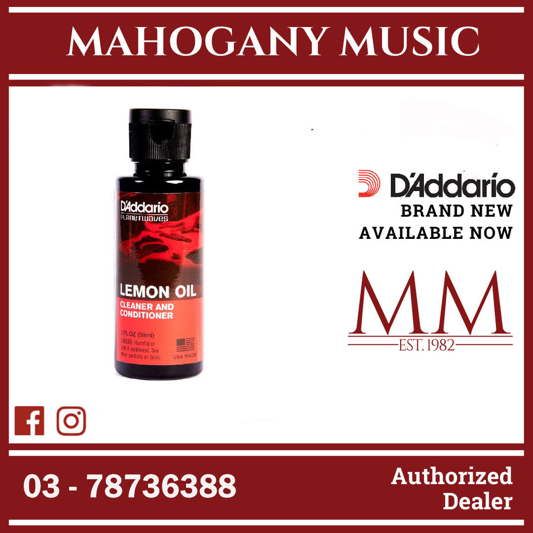 D'Addario PW-LMN Lemon Oil Cleaner and Conditioner