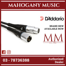 D’Addario PW-M-10 Custom Series Microphone Cable, XLR male – XLR female, 10 ft.