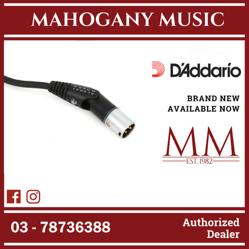 D’Addario PW-MS-10 Custom Series Microphone Cables, With Swivel Connectors, 10 ft.