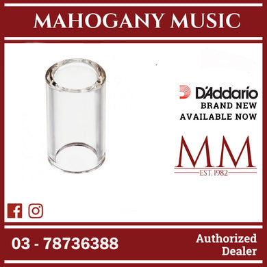 D'Addario PWGS-SS Glass Slide, Small, 7 Ring Size