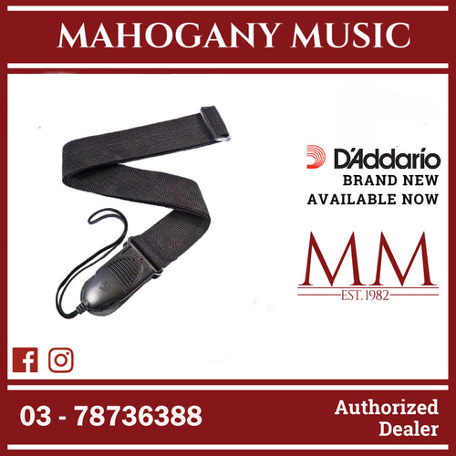 D'Addario PWSPA200 Acoustic Quick Release Polypropylene Guitar Strap, Black