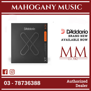 D'Addario XTABR1047 XT 80/20 Bronze Coated Acoustic Guitar Strings, Extra Light, 10-47 Gauge