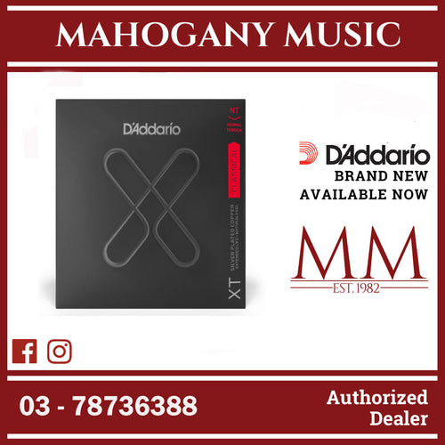 D'Addario XTC45 XT Silver Plated Copper Coated Classical Guitar Strings, Normal Tension