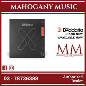 D'Addario XTE1052 XT Nickel Plated Steel Coated Electric Guitar Strings, Light Top/Heavy Bottom, 10-52 Gauge