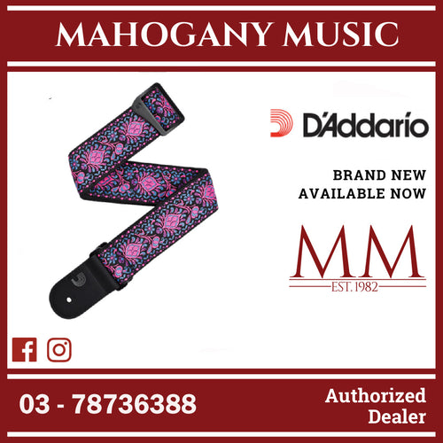 D’addario 50RW11 Eco Comfort Outrun Woven Guitar Strap, Monterey