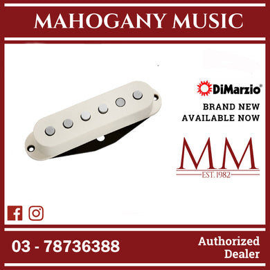 DiMarzio DP110AW FS-1 Single Coil Electric Guitar Pickup, Aged White