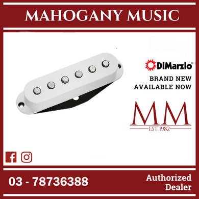 DiMarzio DP176W True Velvet Bridge, White