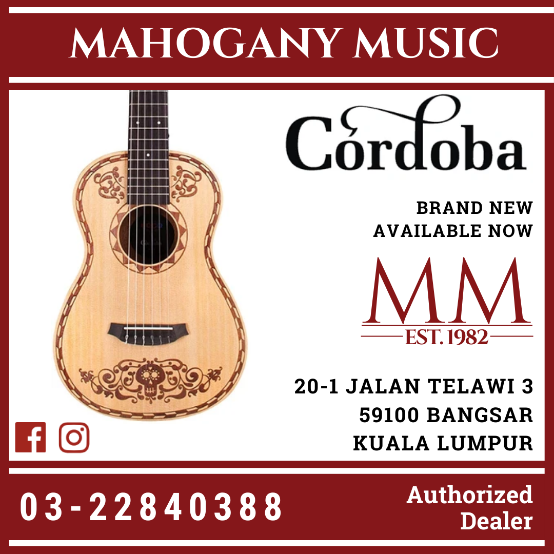 Disney Pixar Coco x Cordoba Mini SP Acoustic Guitar with Bag