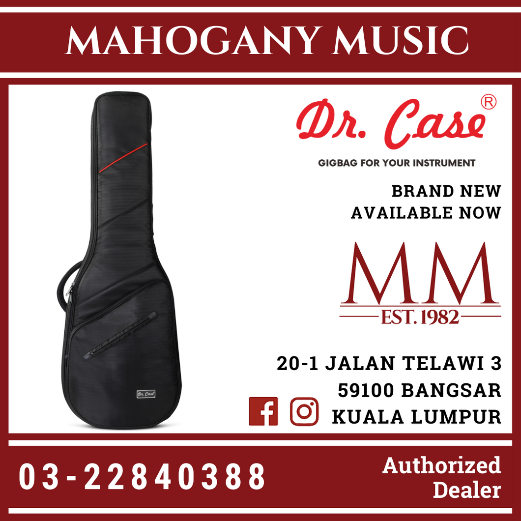 Dr. Case Ultimate Series Electric Guitar Bag Black Mahogany Music