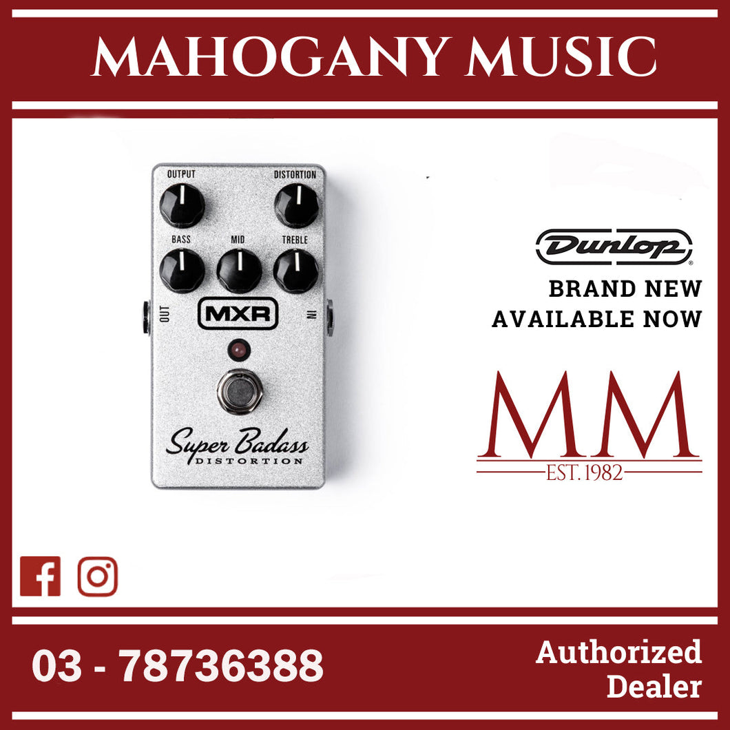 super badass distortion pedal Dunlop M75 MXR Super Badass Distortion Pedal – Mahogany Music
