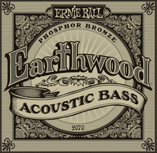 Ernie Ball P02070 Earthwood Phosphor Bronze Acoustic Bass Strings, 45-95 Gauge