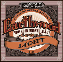 Ernie Ball P02148 Earthwood Phosophor Bronze Acoustic Guitar Strings, Light, 11-52 Gauge