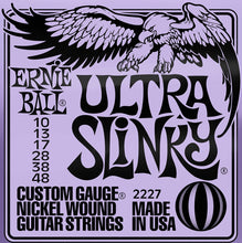Ernie Ball P02227 Ultra Slinky Nickel Wound Electric Guitar Strings, 10-48 Gauge