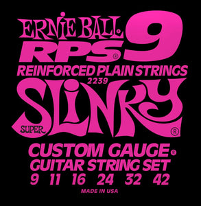 Ernie Ball P02239 Super Slinky RPS Nickel Wound Electric Guitar Strings, 9-42 Gauge