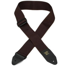 Ernie Ball P04052 Polypro Guitar Strap with Leather Ends, Brown