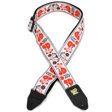 Ernie Ball P04689 Jacquard Guitar Strap, Red Bird Winter